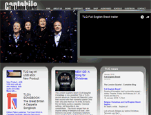 Tablet Screenshot of cantabile.com