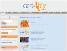 Tablet Screenshot of cantabile.it